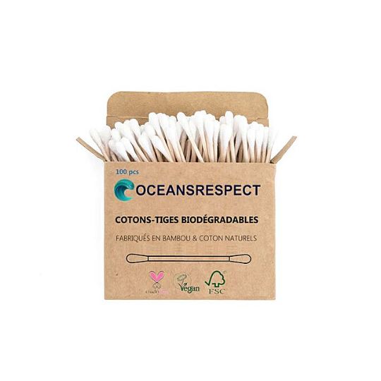 Natural Bamboo Cotton Buds - Biodegradable